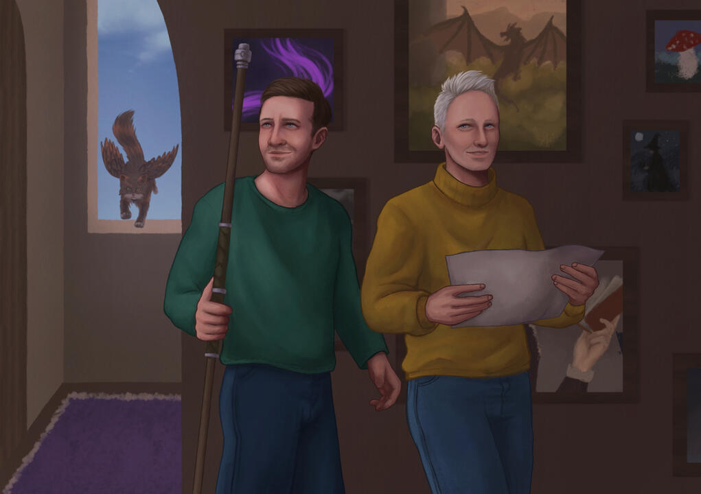 The artwork in question. I only had a few days left when I started it… I was slightly stressed.